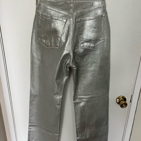 Silver Abercrombie 90’s Relaxed High Rise Jean - never been worn - Picture 4 of 5